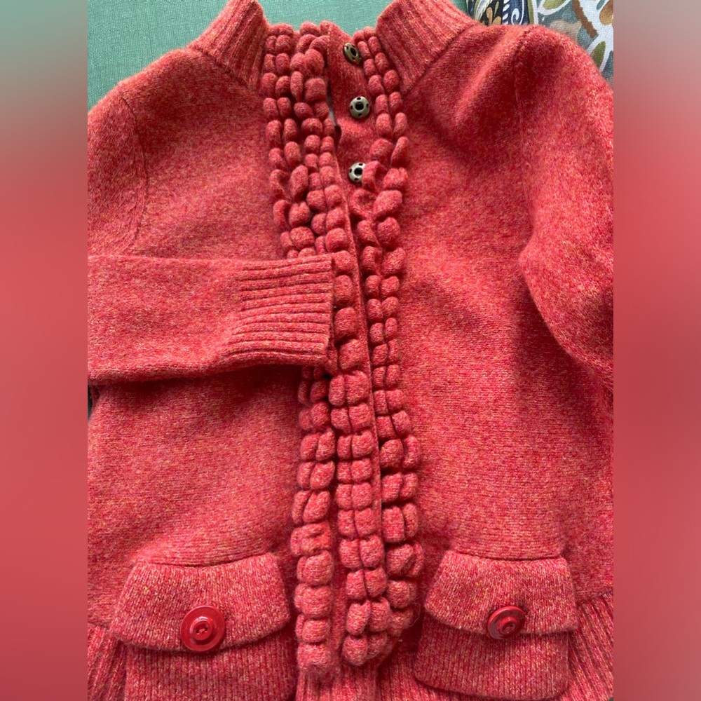 Moth Floating Sparkes Wool Snap Cardigan - Picture 6 of 6